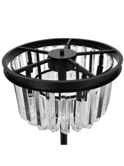 Libra Interiors Brown Glass Droplet Floor Lamp - Image 4 of 5