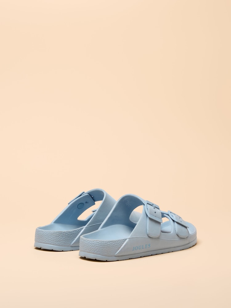 Bleu - Joules Sunseeker EVA Mules - Image 3 of 5