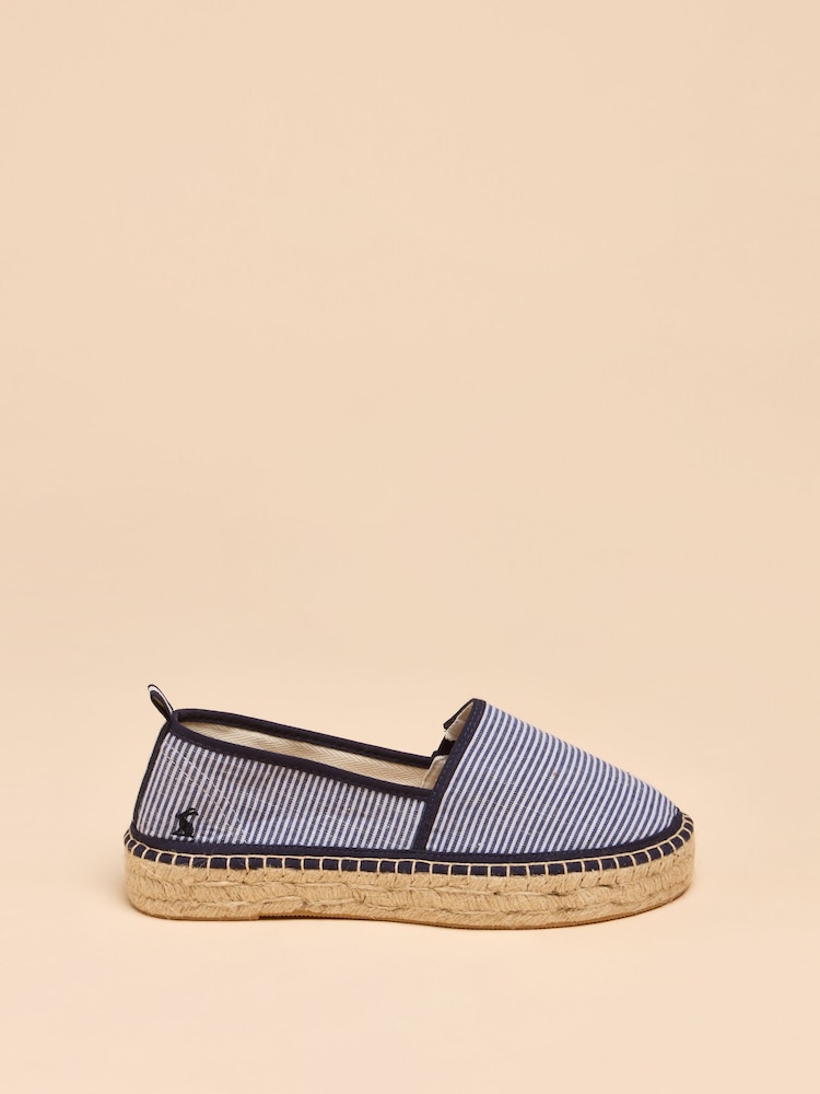 Joules Shoreline Navy Espadrilles - Image 1 of 5