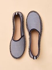 Joules Shoreline Navy Espadrilles - Image 2 of 5