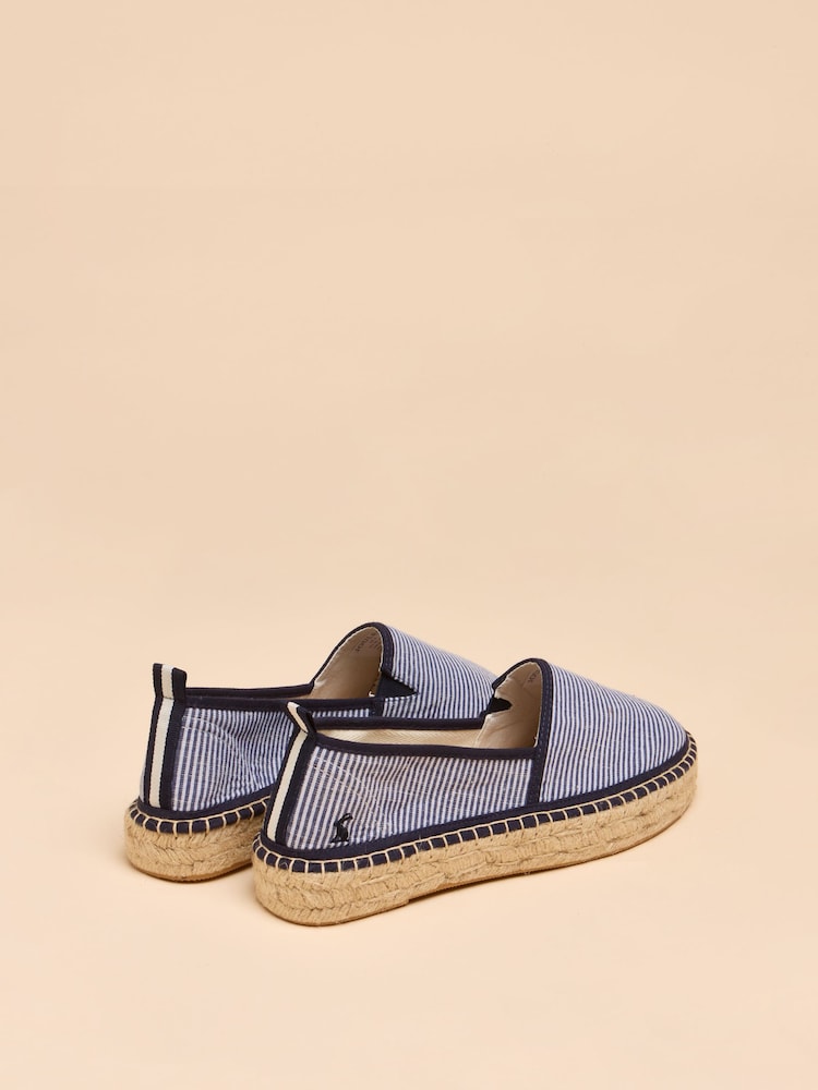 Joules Shoreline Navy Espadrilles - Image 3 of 5