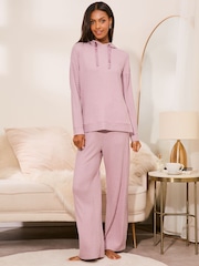 Lipsy Purple Super Soft Lounge Hoodie - Image 3 of 4