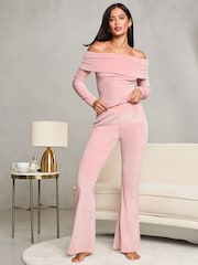 Rose - Lipsy Pantalon ample en velours - Image 2 of 4