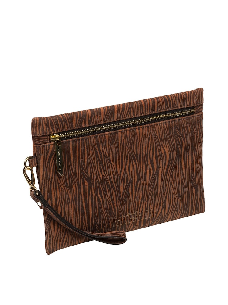 Pure Luxuries London Chalfont Leather Clutch Bag - Image 5 of 7