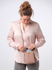 Pure Luxuries London Kiana Nappa Leather Cross-Body Phone Bag - Image 1 of 4
