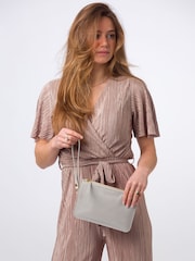 Pure Luxuries London Addison Nappa Leather Clutch Bag - Image 1 of 7