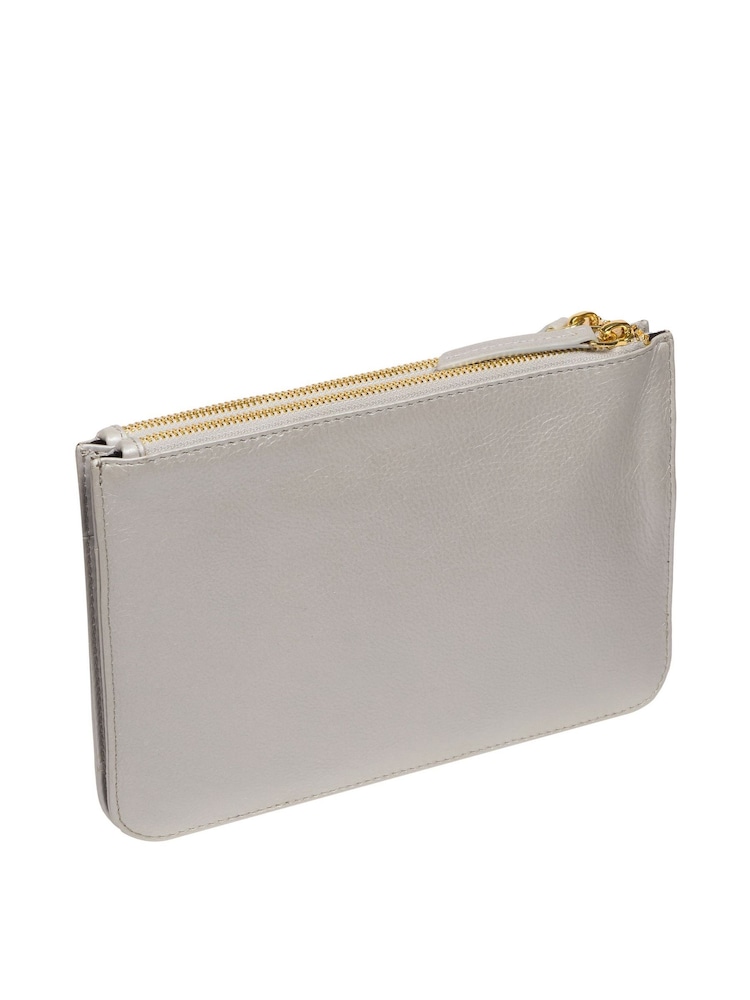 Pure Luxuries London Addison Nappa Leather Clutch Bag - Image 5 of 7