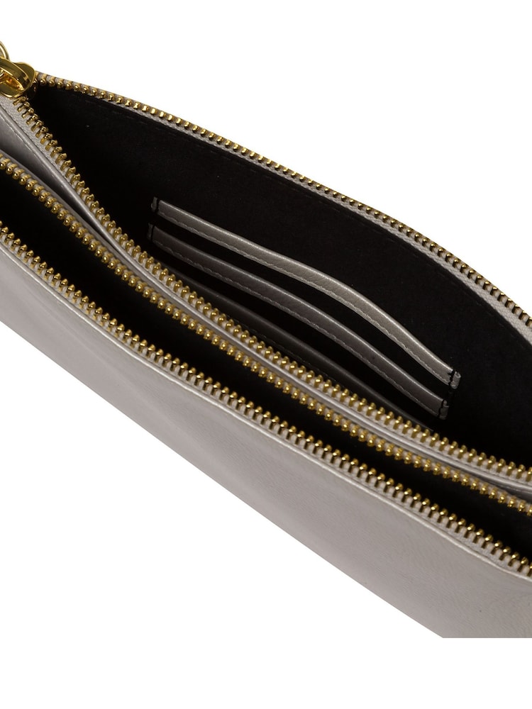 Pure Luxuries London Addison Nappa Leather Clutch Bag - Image 7 of 7