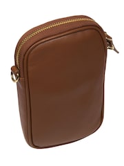 Pure Luxuries London Alaina Nappa Leather Cross-Body Phone Bag - Image 2 of 5