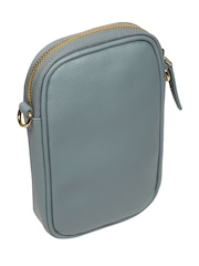 Pure Luxuries London Alaina Nappa Leather Cross-Body Phone Bag - Image 2 of 5