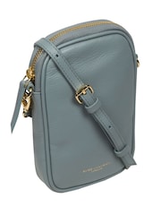 Pure Luxuries London Alaina Nappa Leather Cross-Body Phone Bag - Image 4 of 5