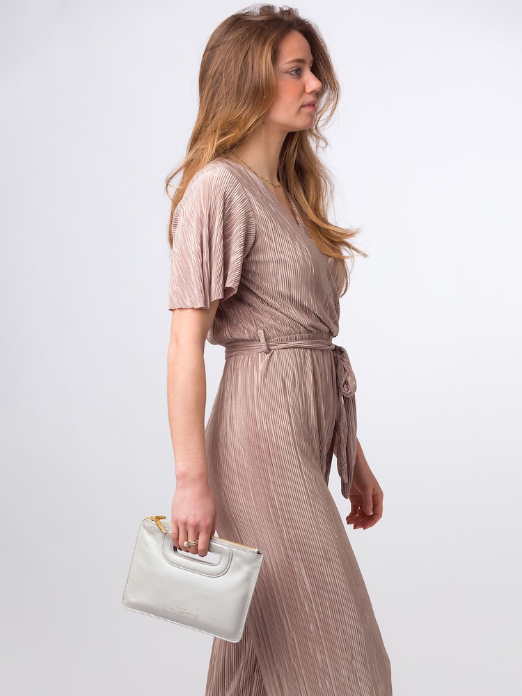 Pure Luxuries London Esher Leather Clutch Bag - Image 1 of 6