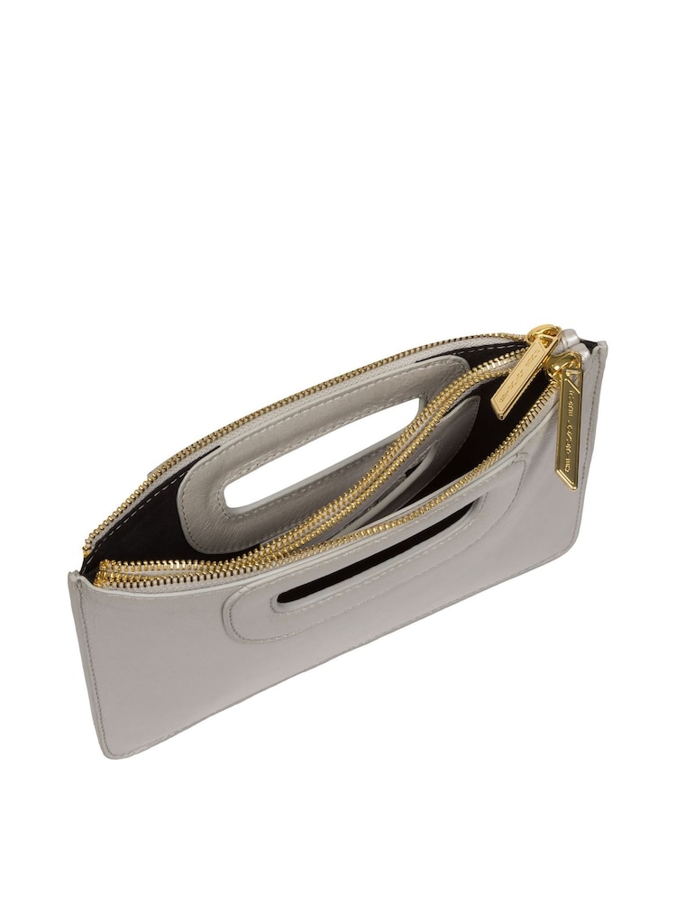Pure Luxuries London Esher Leather Clutch Bag - Image 6 of 6