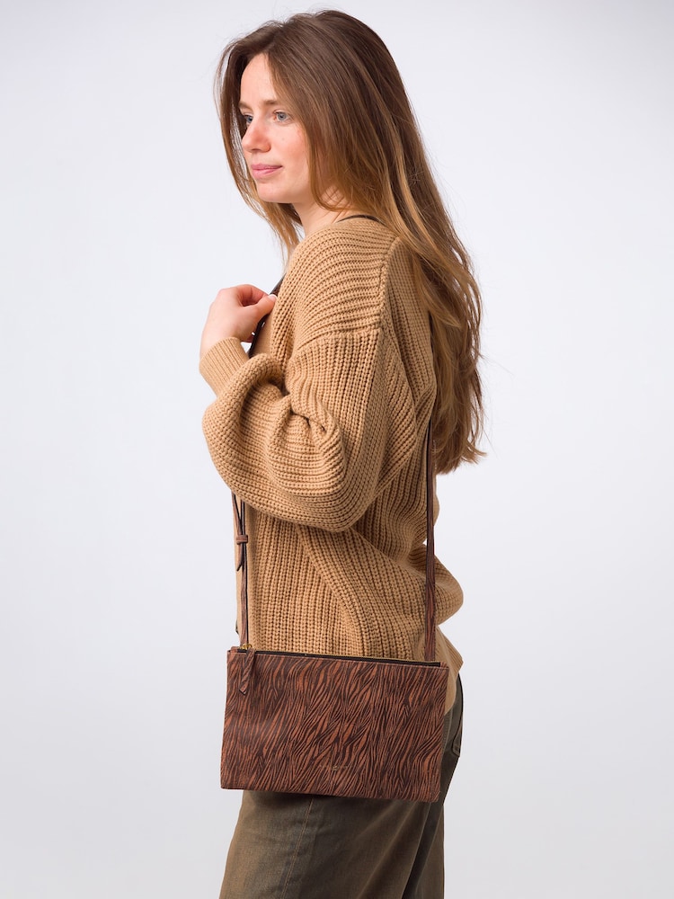 Pure Luxuries London Anya Nappa Leather Cross-Body Bag - Image 7 of 7