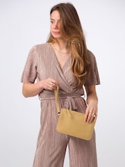 Gold - Pure Luxuries London Addison Clutch aus Nappaleder - Bild 3 von 7