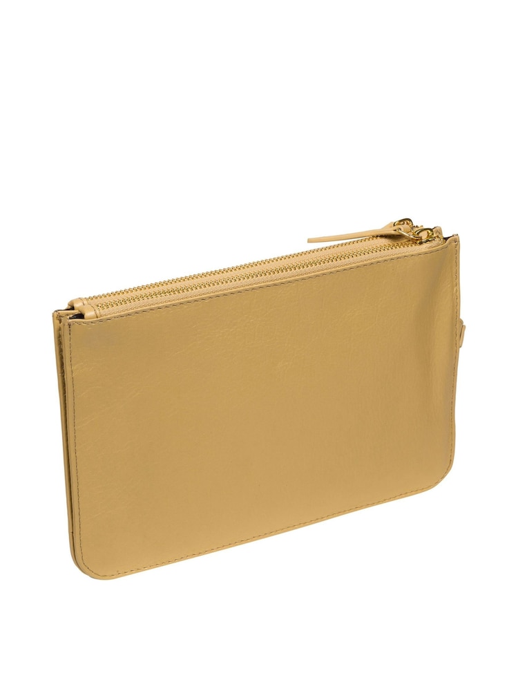 Pure Luxuries London Addison Nappa Leather Clutch Bag - Image 4 of 7