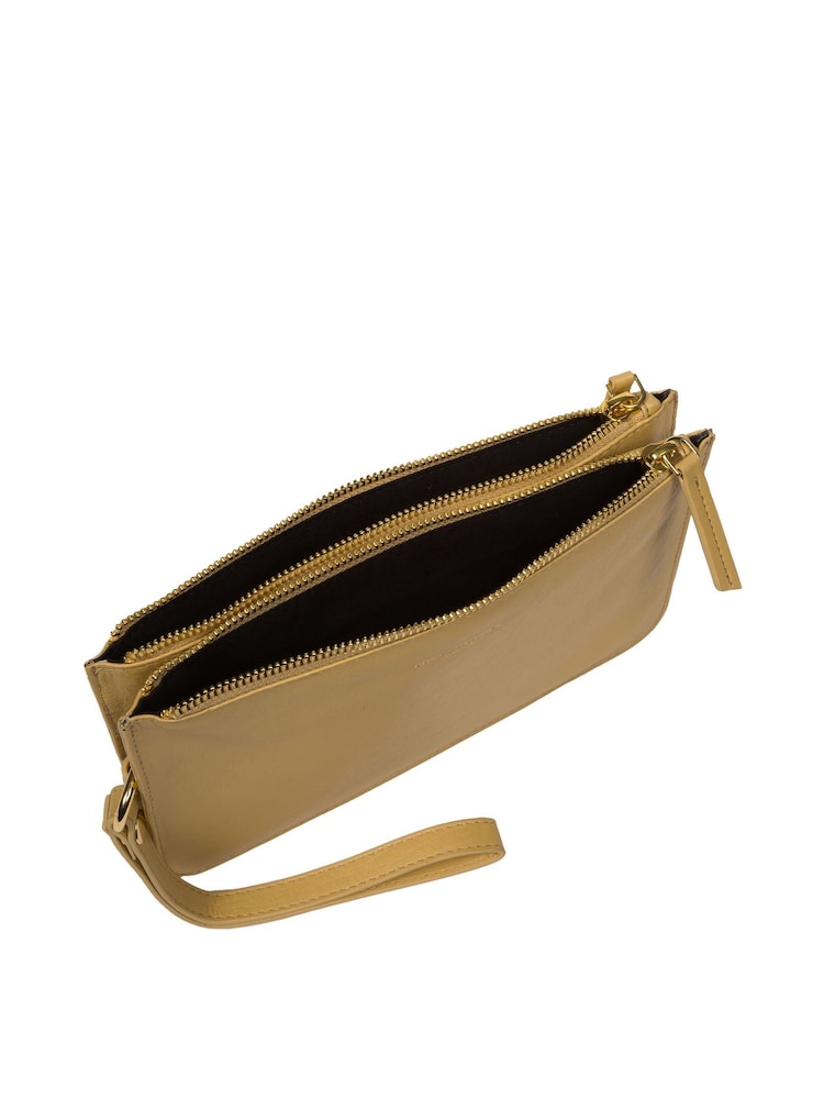 Pure Luxuries London Addison Nappa Leather Clutch Bag - Image 6 of 7