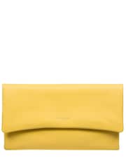 Gelb - Pure Luxuries London Amelia Clutch aus Nappaleder - Bild 1 von 5