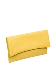 Gelb - Pure Luxuries London Amelia Clutch aus Nappaleder - Bild 3 von 5