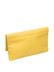 Gelb - Pure Luxuries London Amelia Clutch aus Nappaleder - Bild 4 von 5