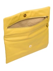 Gelb - Pure Luxuries London Amelia Clutch aus Nappaleder - Bild 5 von 5