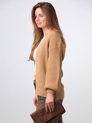 Animal - Pure Luxuries London Golders Clutch aus Leder - Bild 1 von 6