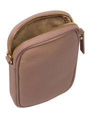 Pure Luxuries London Alaina Nappa Leather Cross-Body Phone Bag - Image 3 of 4