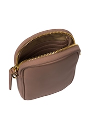 Rosa - Bolsa transversal para celular Pure Luxuries London Alaina em couro napa - Imagem 8 de 8