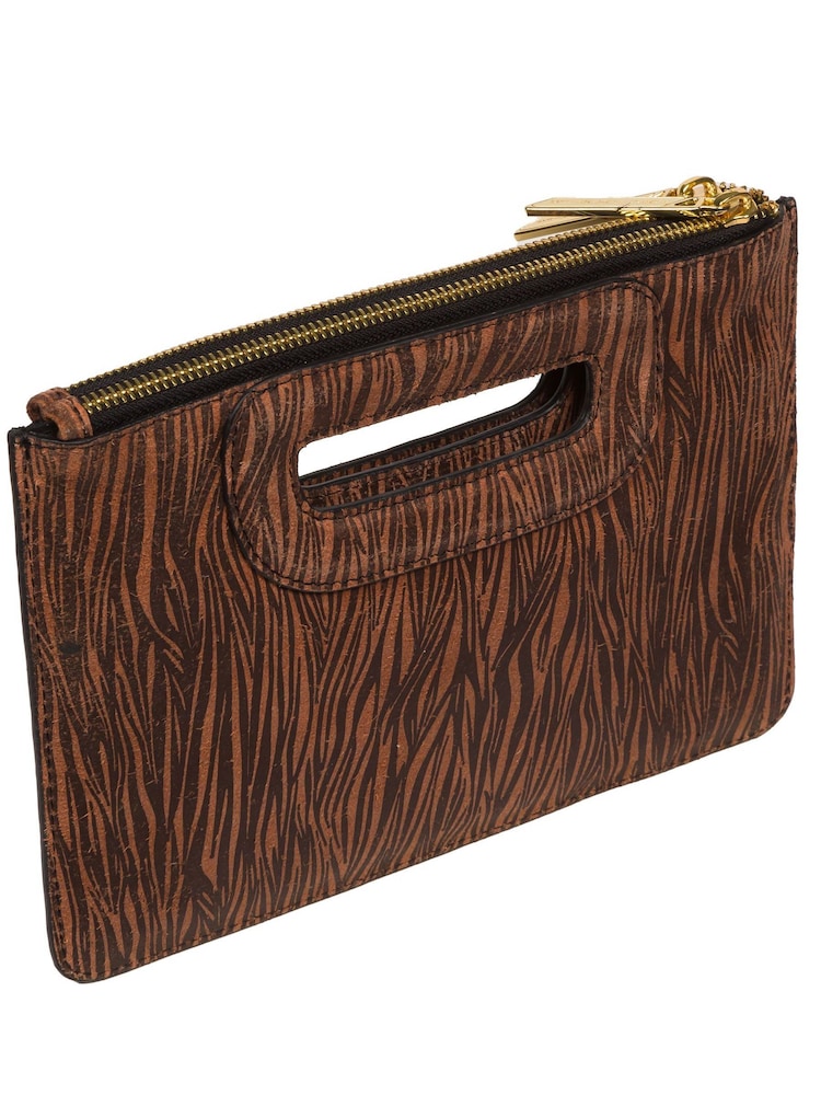 Pure Luxuries London Esher Leather Clutch Bag - Image 4 of 5