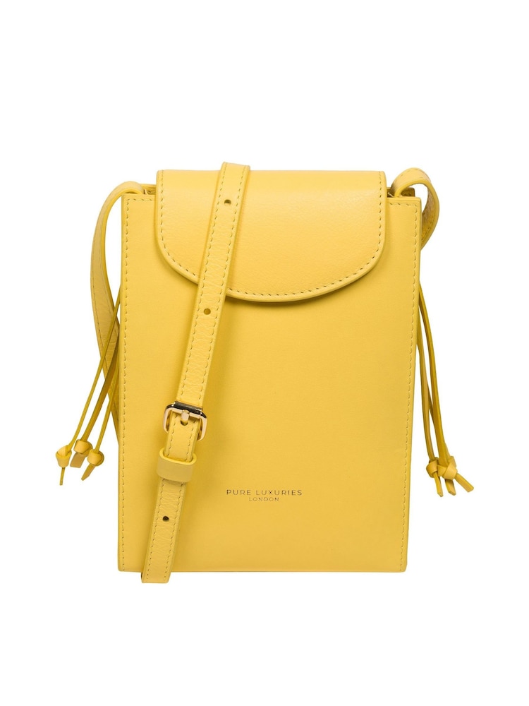 Pure Luxuries London Kiana Nappa Leather Cross-Body Phone Bag - Image 1 of 4