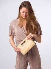 Pure Luxuries London Esher Leather Clutch Bag - Image 1 of 6