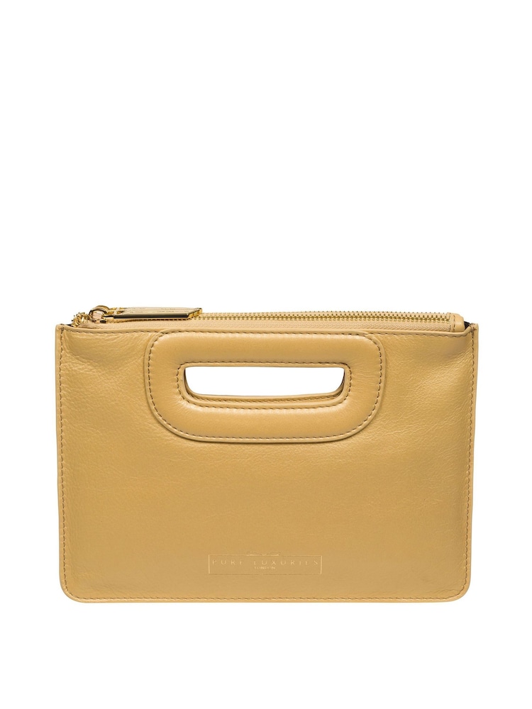 Pure Luxuries London Esher Leather Clutch Bag - Image 3 of 6