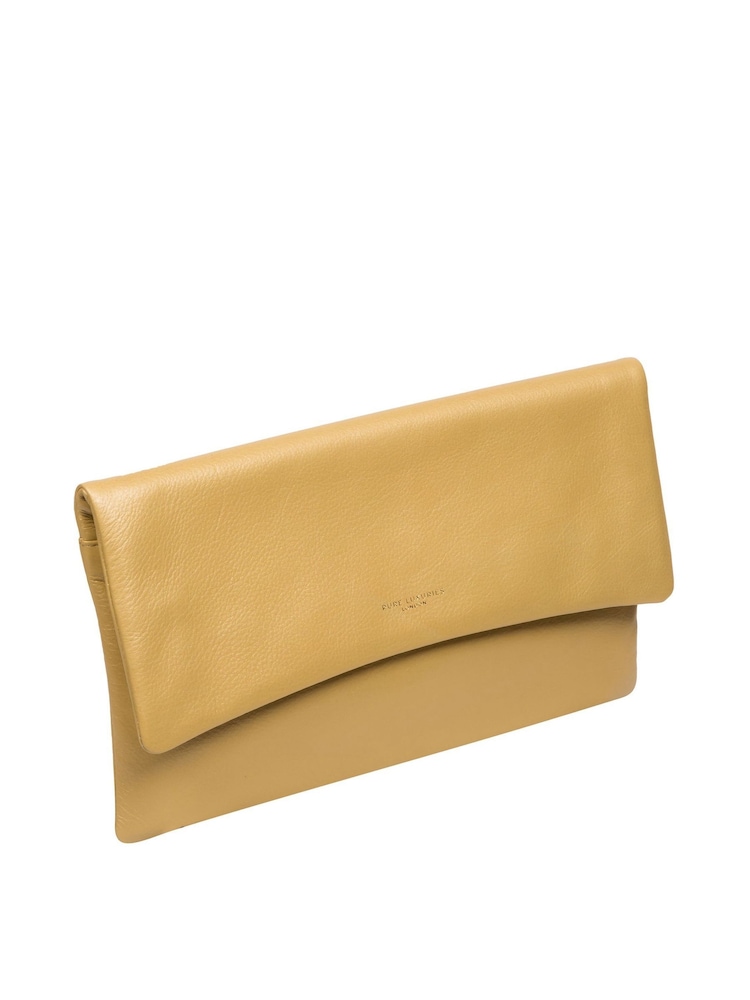 Pure Luxuries London Amelia Nappa Leather Clutch Bag - Image 4 of 6