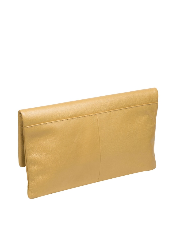 Pure Luxuries London Amelia Nappa Leather Clutch Bag - Image 5 of 6