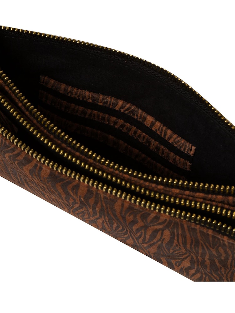Pure Luxuries London Addison Nappa Leather Clutch Bag - Image 6 of 6