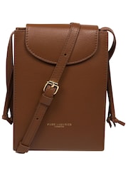 Pure Luxuries London Kiana Nappa Leather Cross-Body Phone Bag - Image 1 of 6
