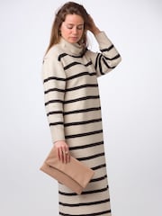 Creme - Pure Luxuries London Amelia Clutch aus Nappaleder - Bild 1 von 5