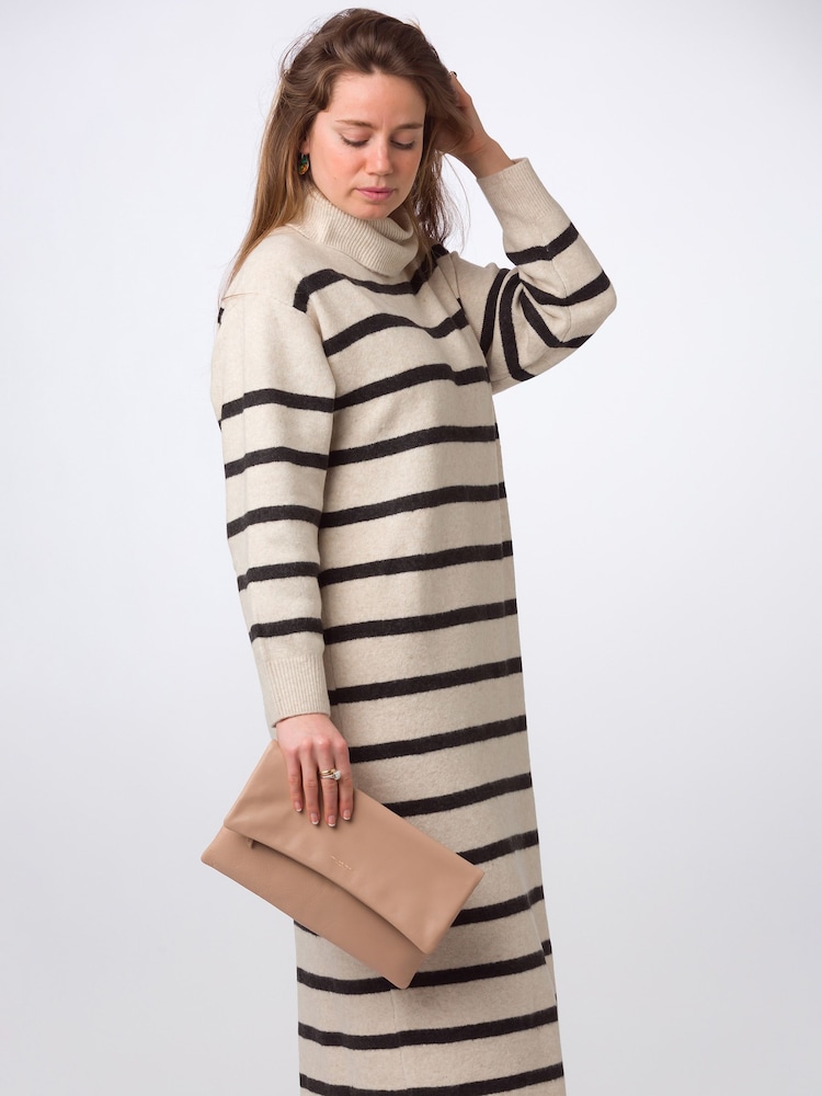 Creme - Pure Luxuries London Amelia Clutch aus Nappaleder - Bild 1 von 5