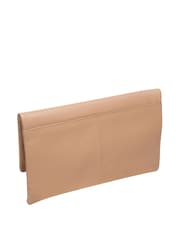 Creme - Pure Luxuries London Amelia Clutch aus Nappaleder - Bild 3 von 5