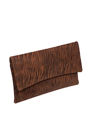 Animalprint/Braun - Pure Luxuries London Amelia Clutch aus Nappaleder - Bild 5 von 5