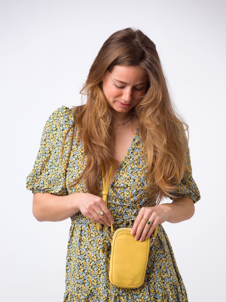 Pure Luxuries London Alaina Nappa Leather Cross-Body Phone Bag - Image 2 of 8