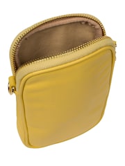 Pure Luxuries London Alaina Nappa Leather Cross-Body Phone Bag - Image 6 of 8