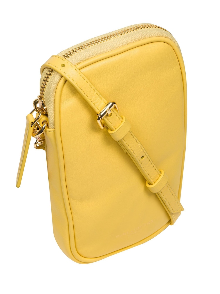 Pure Luxuries London Alaina Nappa Leather Cross-Body Phone Bag - Image 7 of 8