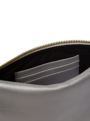 Silber - Pure Luxuries London Chalfont Leder-Clutch - Bild 6 von 6