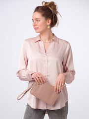 Pink - Pure Luxuries London Addison Clutch aus Nappaleder - Bild 2 von 7