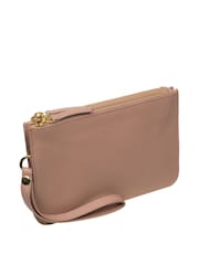 Pink - Pure Luxuries London Addison Clutch aus Nappaleder - Bild 4 von 7