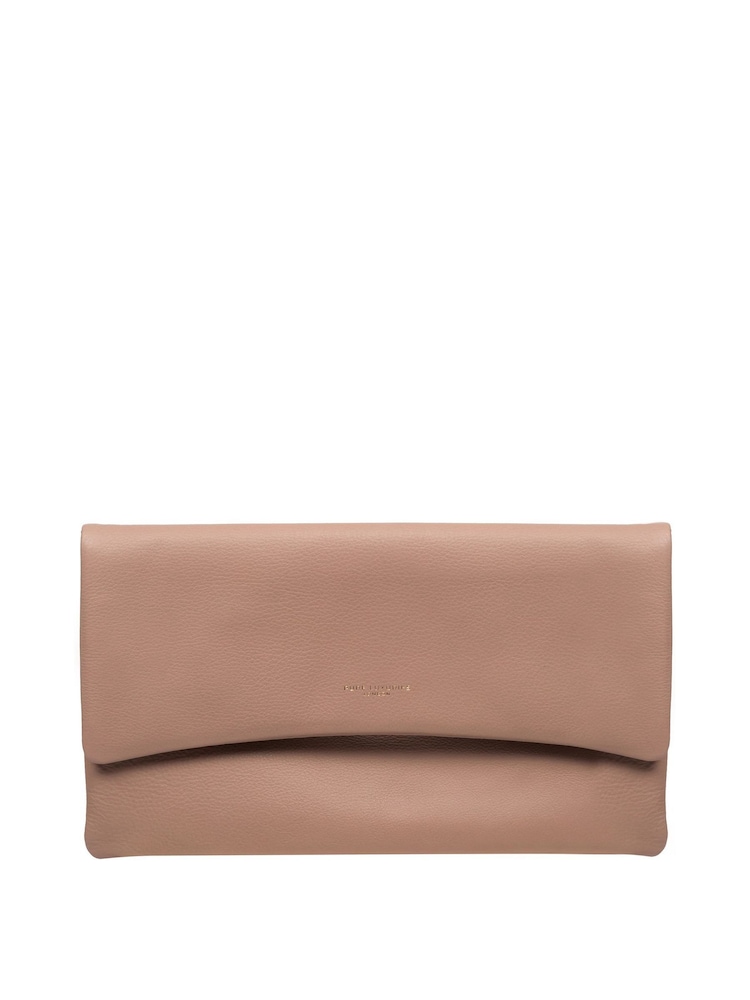 Pink - Pure Luxuries London Amelia Clutch aus Nappaleder - Bild 1 von 5