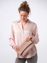 Pink - Pure Luxuries London Amelia Clutch aus Nappaleder - Bild 2 von 5