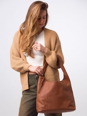 Pure Luxuries London Nina Leather Shoulder Bag - Image 3 of 7