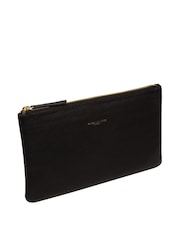 Schwarz - Pure Luxuries London Wilmslow Clutch aus Nappaleder - Bild 5 von 6